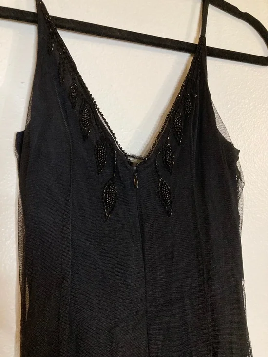 French connection mesh beaded sleeveless dress - Picture 8 of 12
